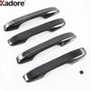 For Honda CRV CR-V  2024 2025 Carbon Fiber Car Door Handle Cover Trim Side Door Handles Catch Cap Overlay Accessories