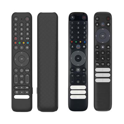 Silicone Remote Case for TCL RC716/RC833 Remote Protective Case Anti-Slip Remote Cover Shockproof Protective Sleeve with Lanyard