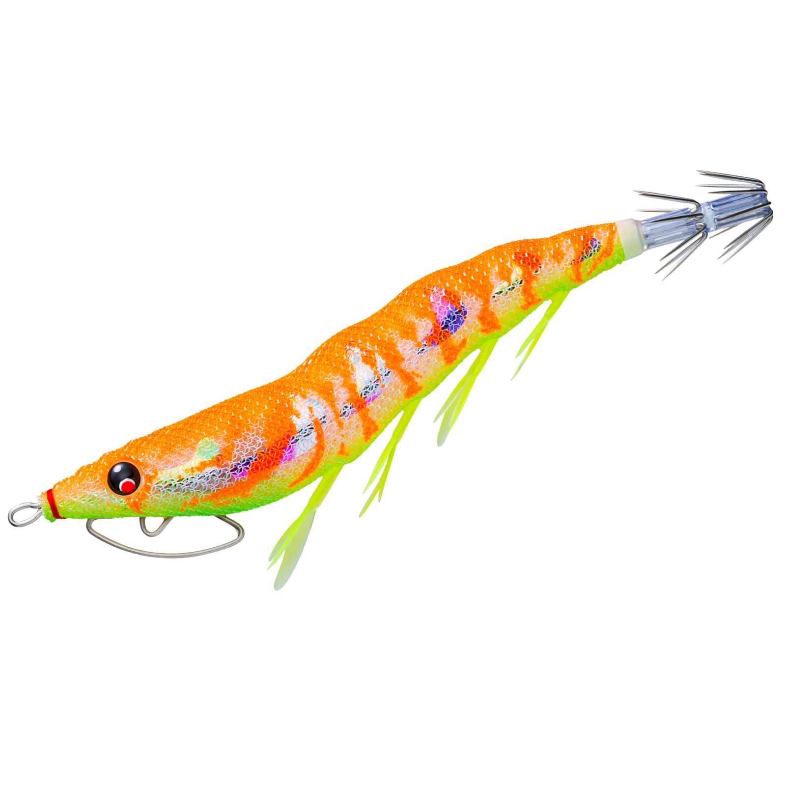 DUEL Cast Squid Jig Size Luminous Marble Orange Tide Fishing Fishing Squid Bigfin Reef EZ-Q Lure, 3.5, Weight 17g, (Murky Master) A1749-LMOG [Eging,