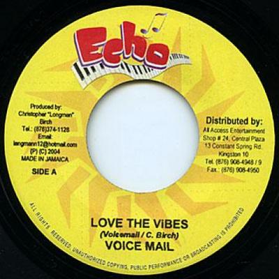 7inch Record VOICE MAIL / TANTO METRO, DEVONTE - Love The Vibes / Let It Go Birchill/Echo 2004 Jamaica Reggae, Ska & Dub