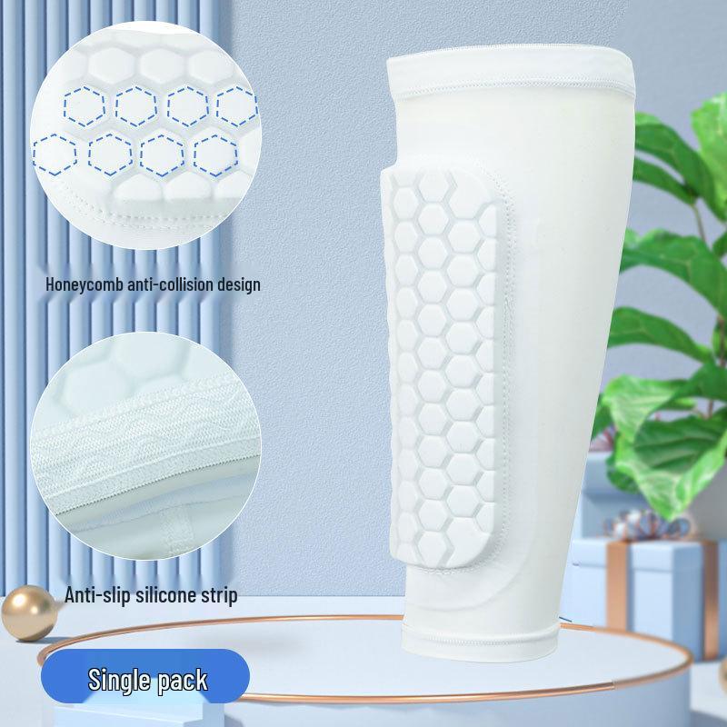 Calf Shin Guard Protective Sleeve for Kicking & Anti-Collision - Professional Sports Gear for Football, Running Leg Warmers.
