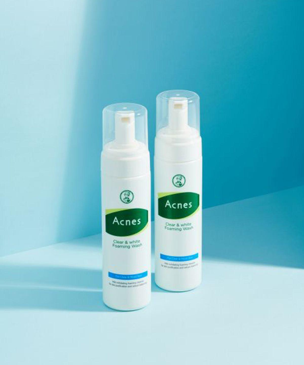 2 x Clear & White Foaming Wash Bubble Cleanser 150ml