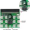 For HP PSU GPU 6 PIN 1600W Mining Power DPS-1200FB 12 Ports Breakout Board Green