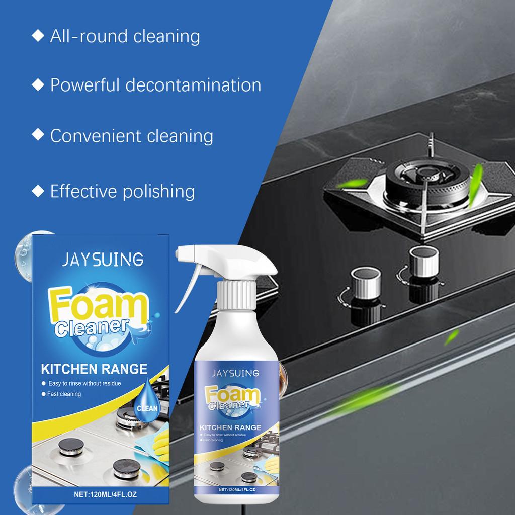 Jaysuing 120ml Powerful Kitchen Foam Cleaner For Stubborn Grease And Dirt Removal
