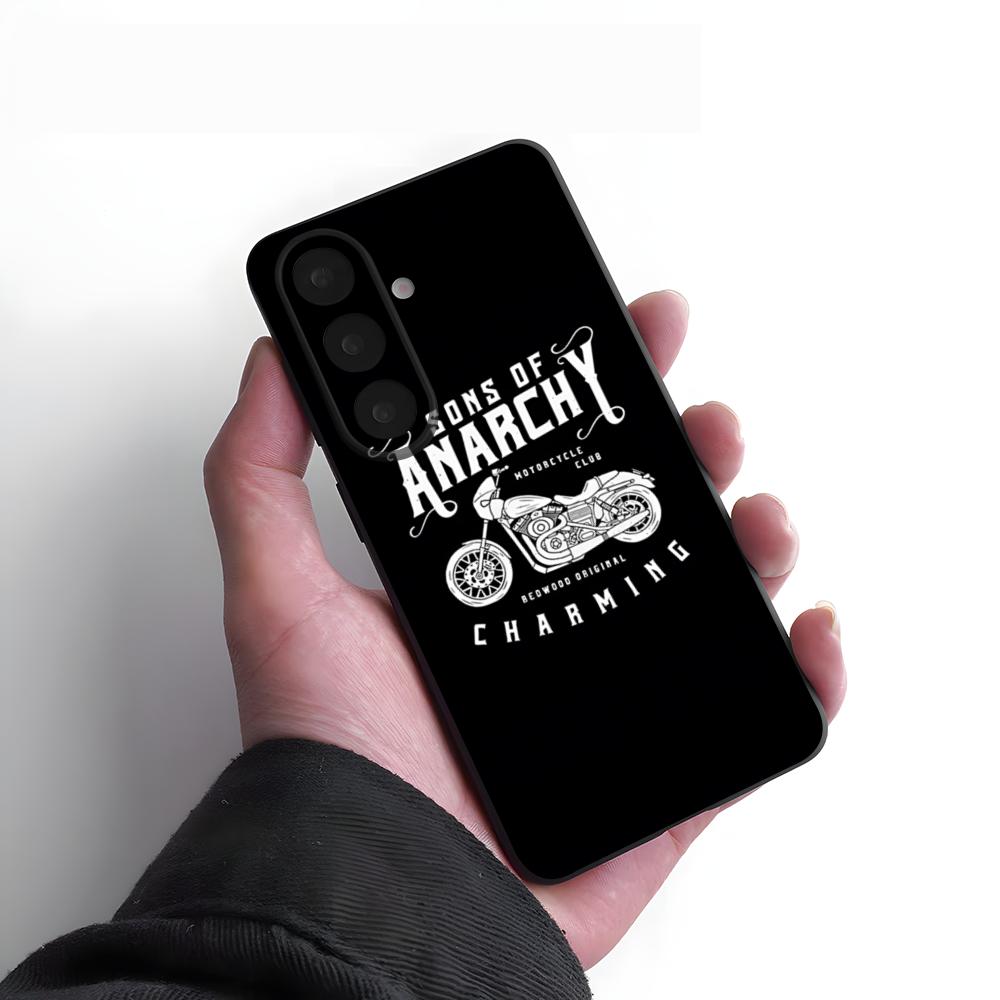 S-Sons Of Anarchy TV Phone Case For Samsung S26 S25 Plus S20 S20 Plus S22 Ultra S23 FE S21 Plus S21 Ultra Soft Cover