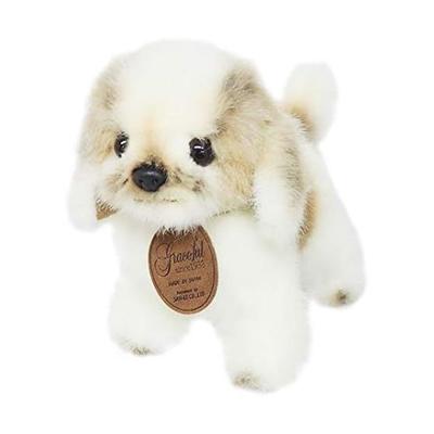 Sanei Boeki Graceful Puppy Series Shih Tzu Standing Plush Toy, 16cm Height