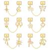Stainless Steel Modular Bracelet Jewelry Set with Electroplated Bow and Fish Tail Pendant Accessories