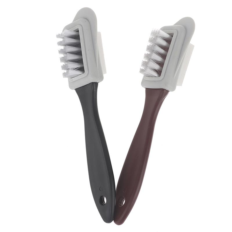 2-Side Cleaning Brush Kit For Suede Leather Nubuck Shoes Boot Cleaner Stain Dust