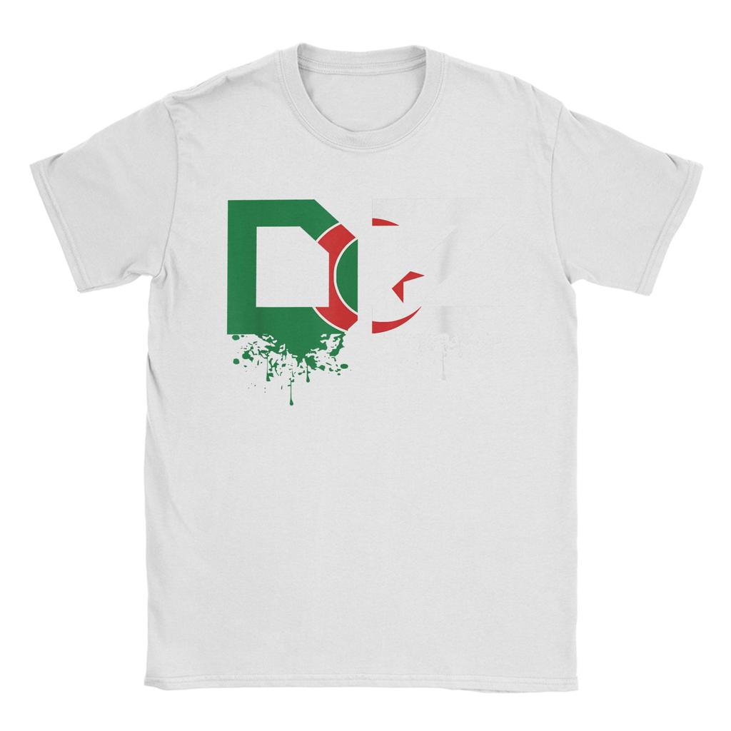 DZ Algeria Algerian Flag Men T Shirt Africa Arab Novelty Tees Short Sleeve Round Collar T-Shirt Cotton Summer Clothing