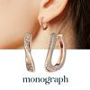 Monograph Gina Earrings Mger039S 14K Gold Plated