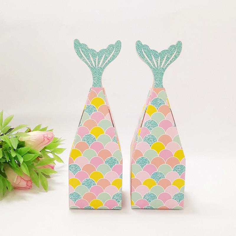 Mermaid Fishtail Wedding & Birthday Candy Gift Box