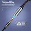 USB C To 3.5mm Female Headphone Jack Adapter Type C Aux Audio Cable Adapter For Samsung Galaxy Huawei Xiaomi iPad Pro Cell Phone