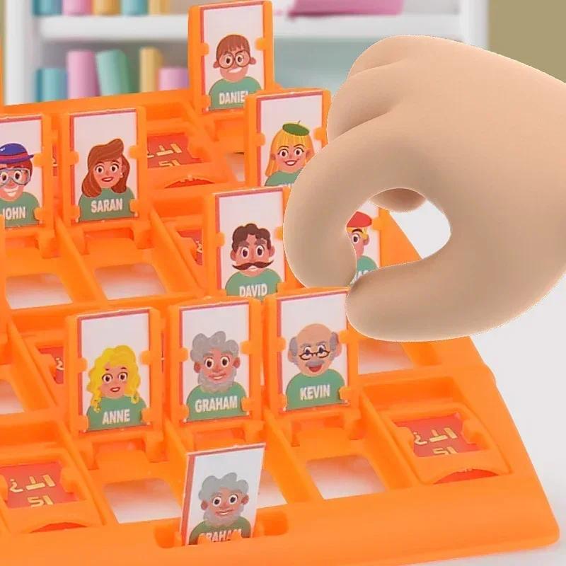Guess Who I Am Board Game Parent-child Interaction Toy Logical Reasoning CHILDREN'S Puzzle Guess Me You My Character Chessboard