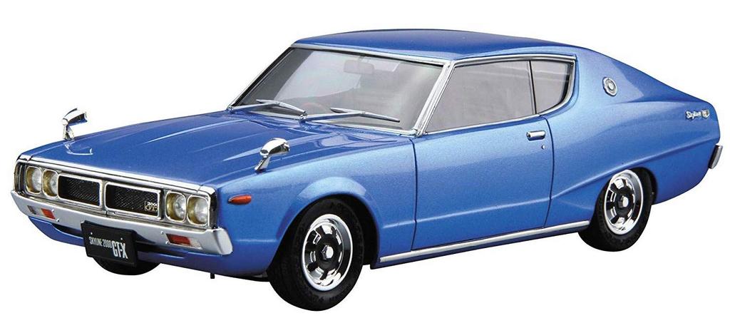 Aoshima Bunka Kyozai The Model Car Series 49 Nissan KGC110 Skyline 1974 Plastic Model Kit Co., Ltd. (AOSHIMA) 1/24 No. HT2000GT-X