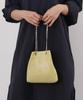 Cuco Metal Mesh Drawstring Tote Bag 2413113005 Yellow (034)