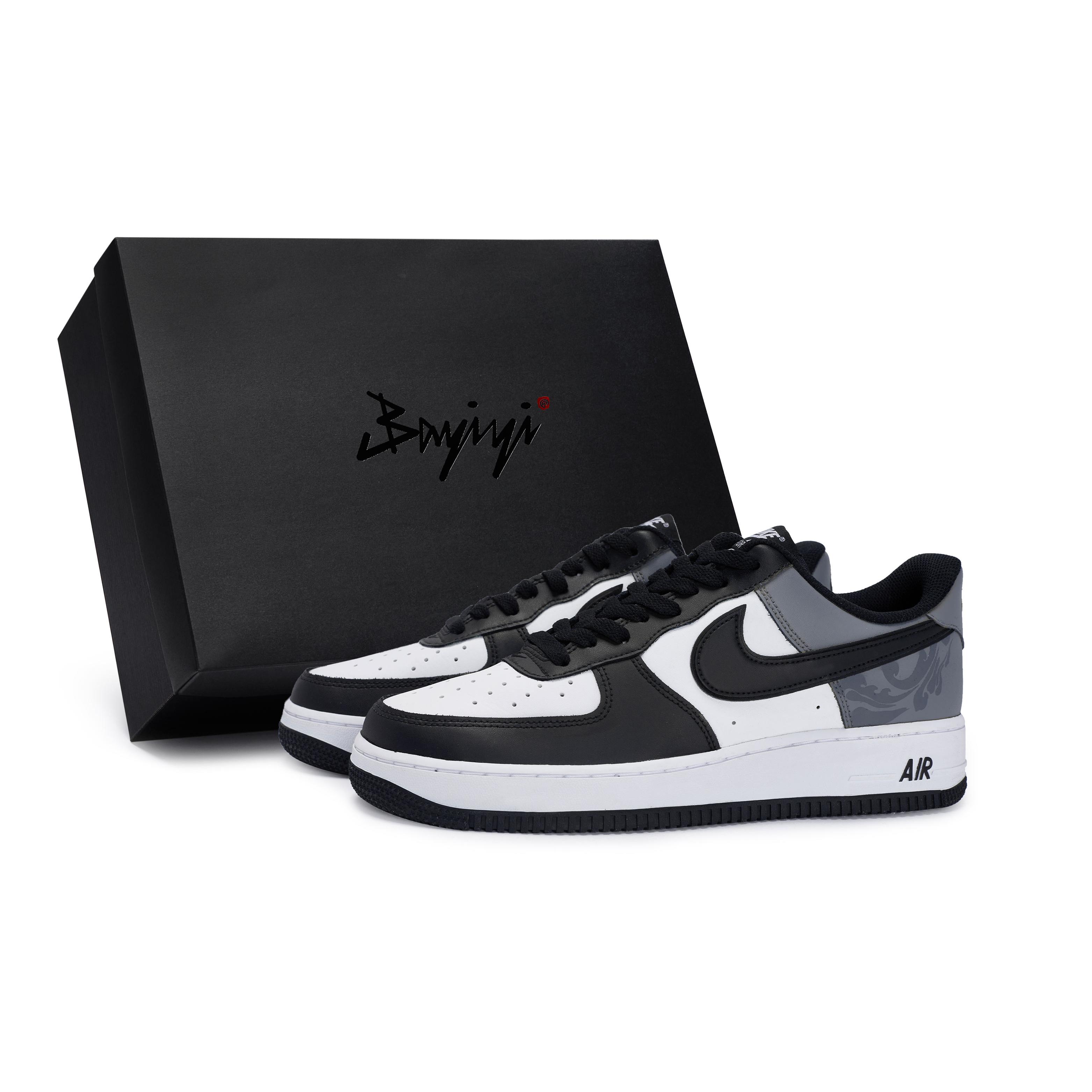 

Nike Air Force 1 Skateboard Shoes Unisex Low top Gray/Black/White DV0788-001(Team80-S-BOX) 44.5