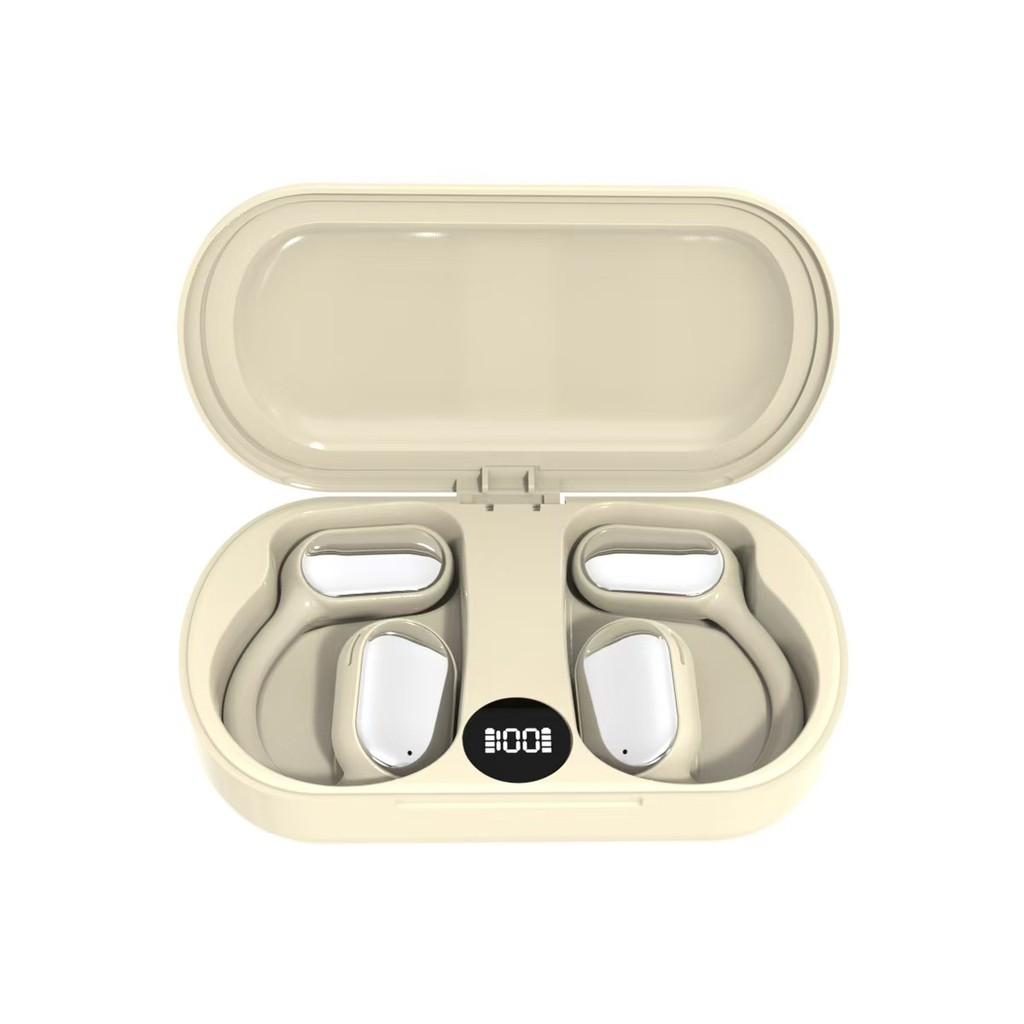 Bluetooth Ear Hooks With Enc Noise Cancelling For Sports And Workout Use