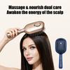 Electric Spray Air Cushion Brush, Cordless Vibration Head Massager Brush, Anti-Static Frizz Control Hair Oil Misting Detangler Brush for Dry Damaged