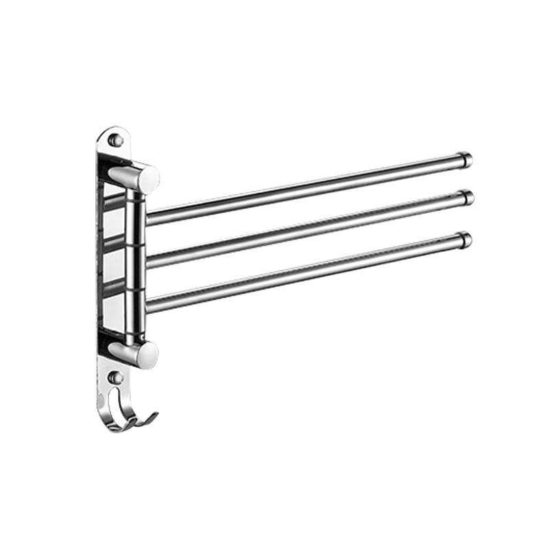 FengZhi 304 Stainless Steel 3-Bar Rotating Towel Rack