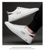Scarpe da Uomo Basse in Tela Bianca Slip-On - Tendenza Autunnale