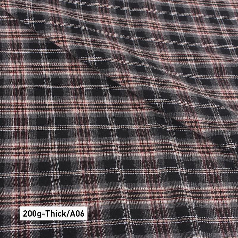 Scottish Checks Polyester Cotton Fabric Medium/Thick Classic Stylish Fabric for Sewing Clothes Skirts Dresses Tartan Designer