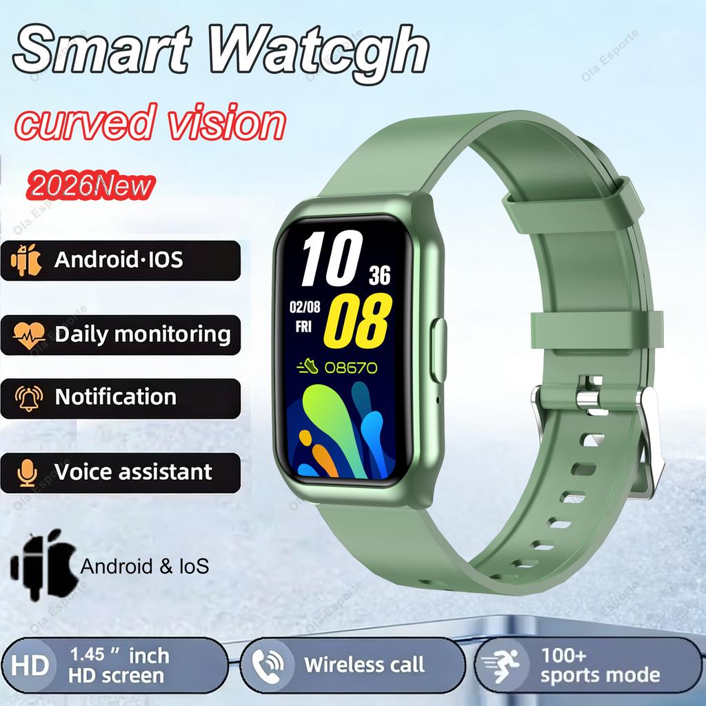 Men Women Smart Watch GPS Sports Fitness Tracking Waterproof Watch BT Call Voice Assistant SOS Heart Rate Monitoring Smartwatch
