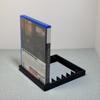 Game Cartridge Storage Rack Black 8 Slot Game CD Memory Card Display Stand Plastic Game Disc Storage Rack Home Accessories