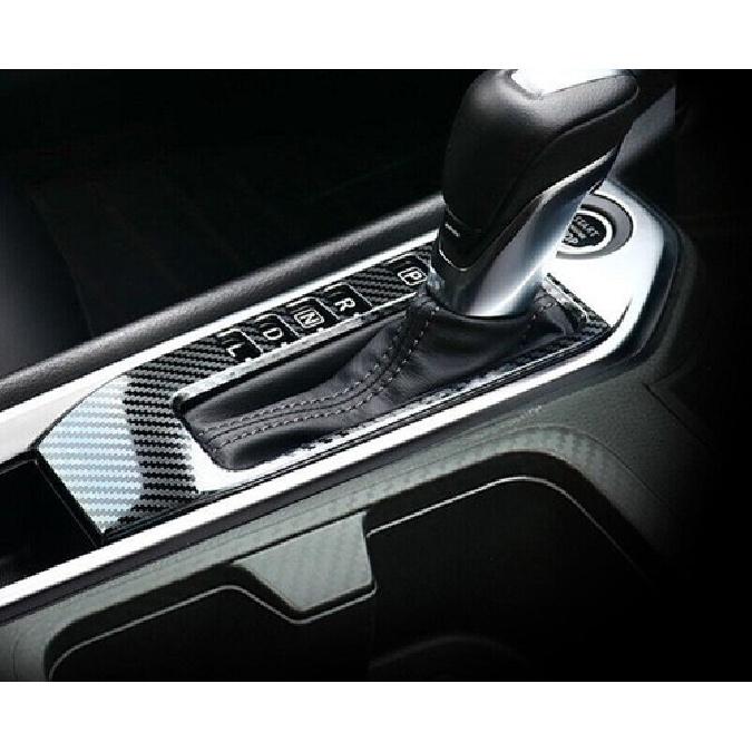 For Nissan Sentra -2024 Carbon Fiber Steel Central Console Gear Shift Cover