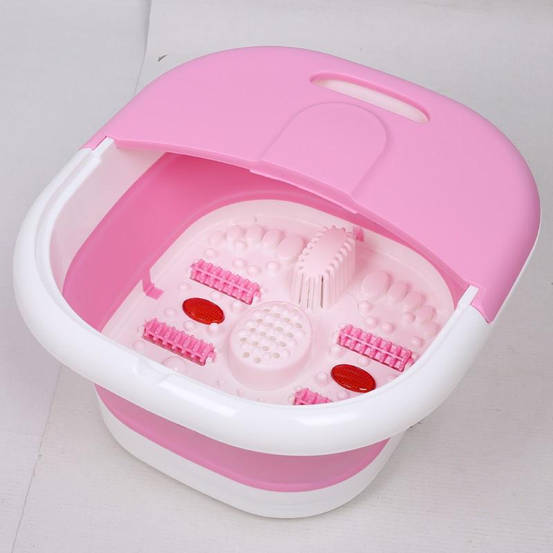 Automatic Heated Foot Bath with Magnetic Therapy, Air Wave Massage, and Infrared Relaxation