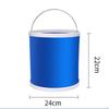 Foldable Water Bucket Fishing Multipurpose Practical Portable Oxford Cloth for Home