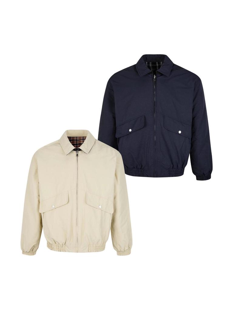 EME Yisheng Yi Retro Plaid Double-Sided Lapel Jacket for Men: Old Money Style, Autumn/Winter Outerwear