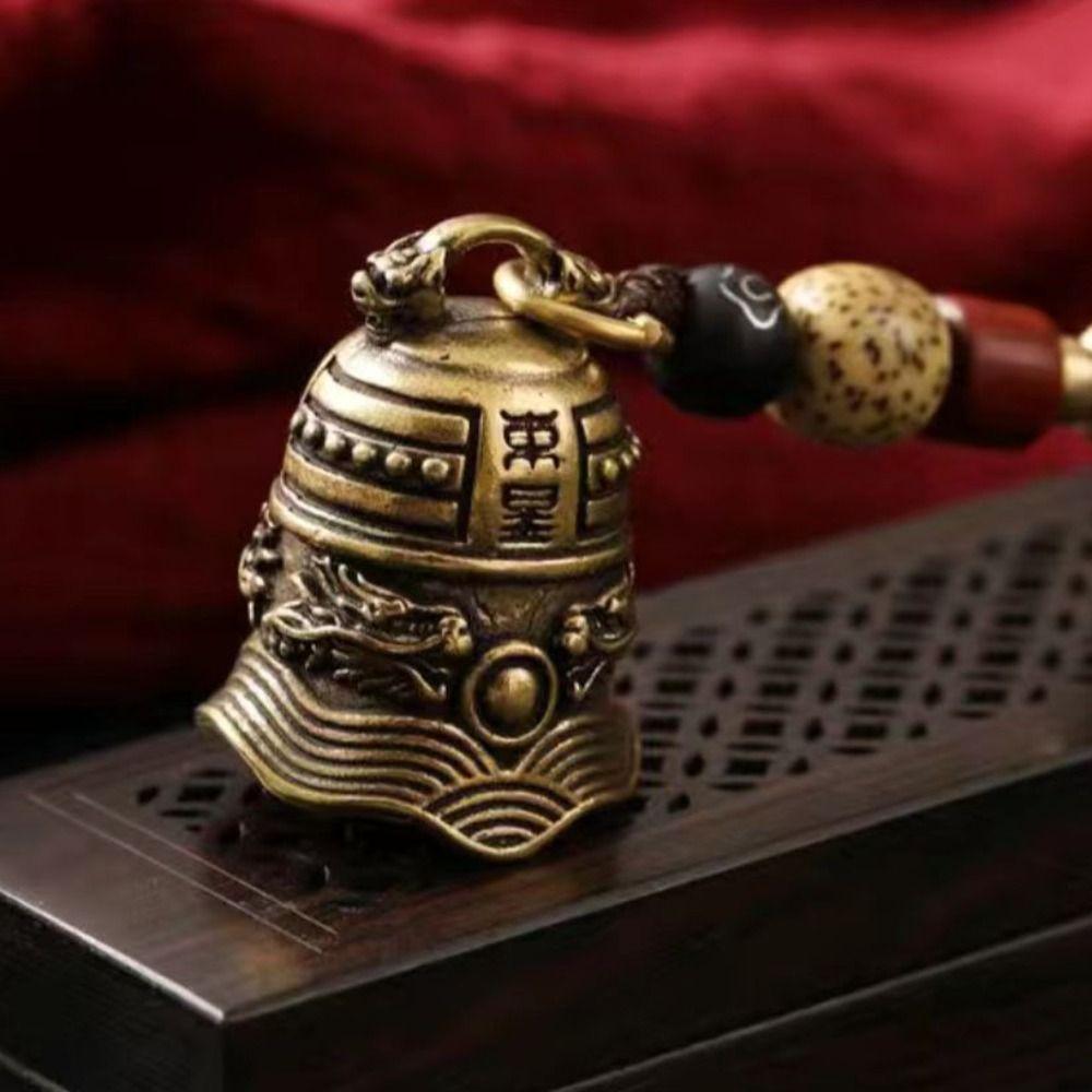 Brass Mantra Bell Keyring Bell Handmade Rope Car Keychain Brass Bell Car Keychain Women