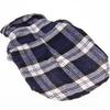 Plaid Snap Button Shirt for Dogs – Comfortable Spring/Summer Pet Apparel for Puppies, Teddy Breeds.