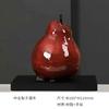Golden Pear Resin Handicraft Simulated Fruit Sculpture Abstract Pear Decorative Figurines Home Decoration Accessories