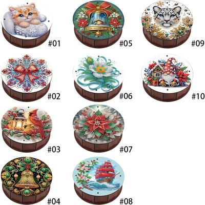 5D DIY Diamond Art Handmade Storage Box Partial Drill Crystal Mosaic Storage Container Wooden for Home Car Desk Decoration Craft