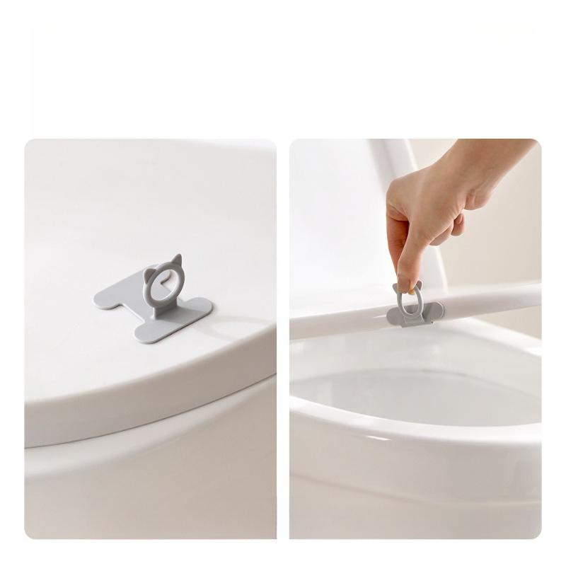 Household Thickened Silicone Toilet Lid Lifter Viscose Toilet Lid Lifter Contact-free and Non-dirty Portable Lid