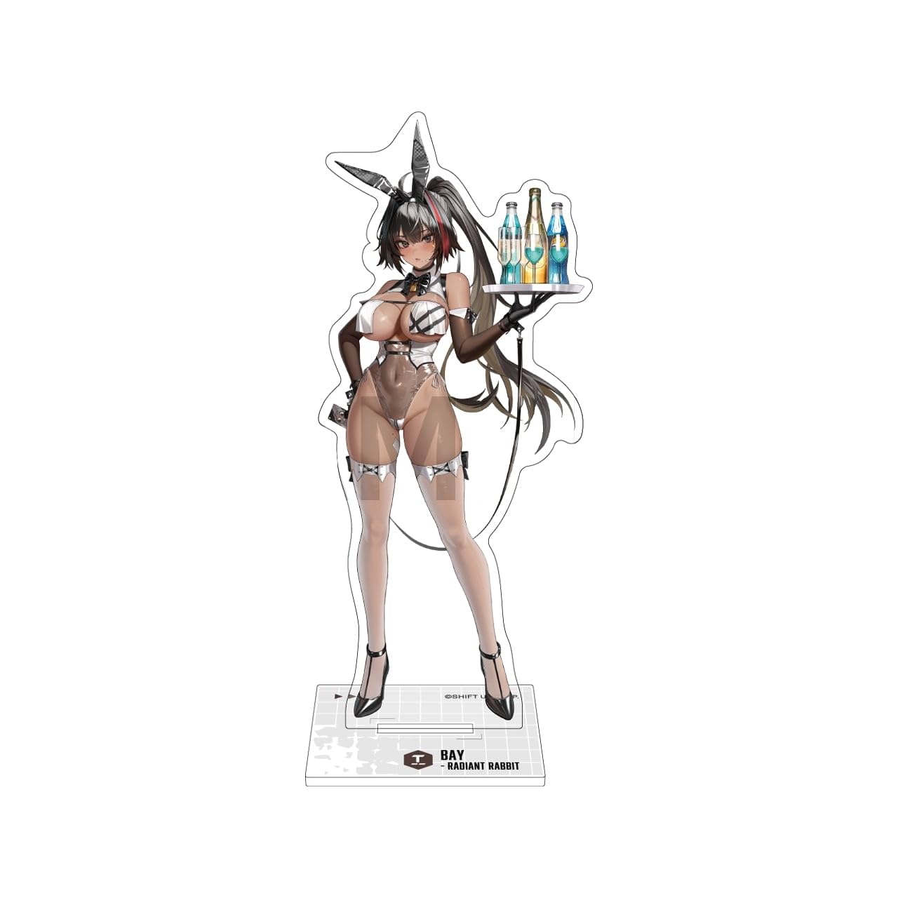 

Богиня победы: NIKKE BUNNY FAIR 2025 Эксклюзивный акриловый стенд Bay из MegaNike Store - Сияющий кролик