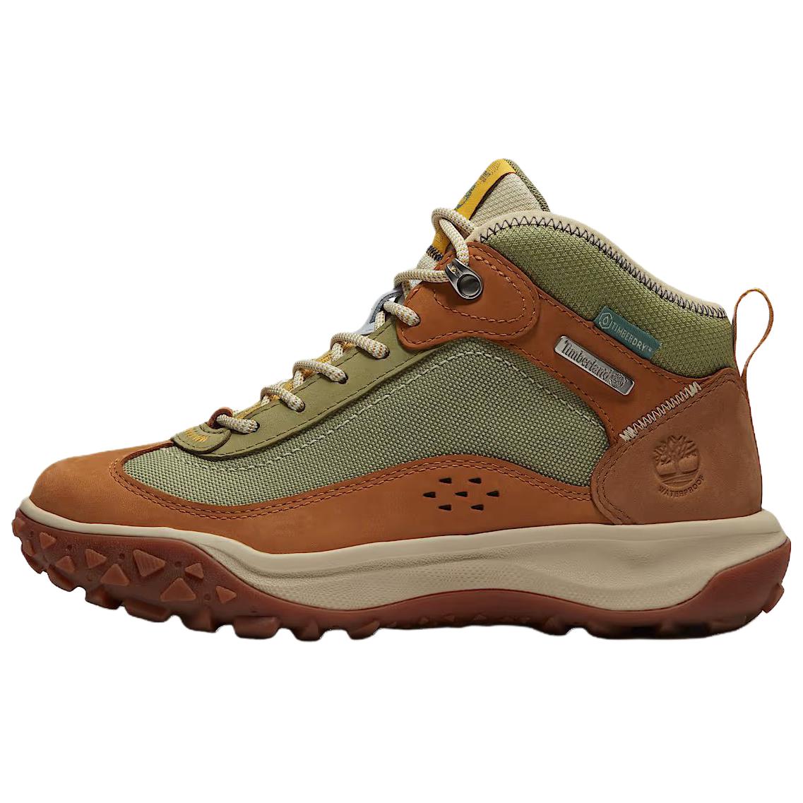 

Timberland Motion 7 Leather Waterproof Comfortable Fashion Ankle Outdoor Boots Women boots Brown Green A423G-754 36