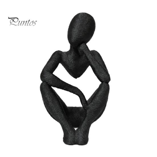 Arbeitsplatzdekoration Nordischer Stil Ornament, Abstrakte Dickere Design Schreibtischskulptur, Skulptur 3D Gedrucktes Schreibtischzubehör für Home Office Exquisit
