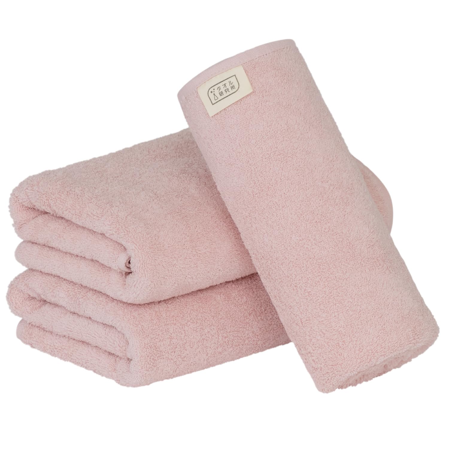 

Towel Laboratory Mini Bath Rose Set of Standard Medium Low Fast JapanTechnology [Everyday Simple] #001 Towels, Pink, 3, Type, Weight, Shedding,