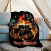 1PC Custom Name Drum Set Music flannel blanket versatile,all-season throw suitable for the living room,bedroom,camping,travel,and gift