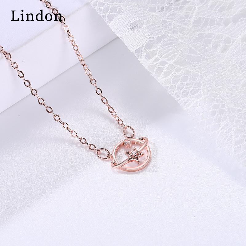 Lindon Women Necklace Pendant Copper Alloy Zircon Fashion Gift