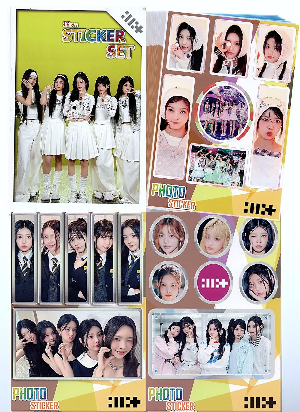 Набор фотостикеров ILLIT с чехлом K-POP (87 Наклеек)