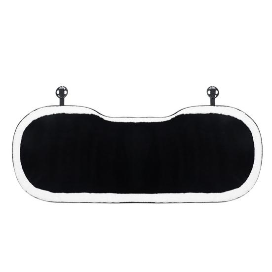 Útulný vankúš na autosedačku Zimný plyš Four Season Čiernobiely vláknitý materiál Vyhrievacia podložka Príslušenstvo vozidla