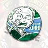 One Piece Anime Badge Pins Luffy Ace Law Childhood Cartoon Brooch Keychain Shiny Film Button Accessories Merchandise Collection