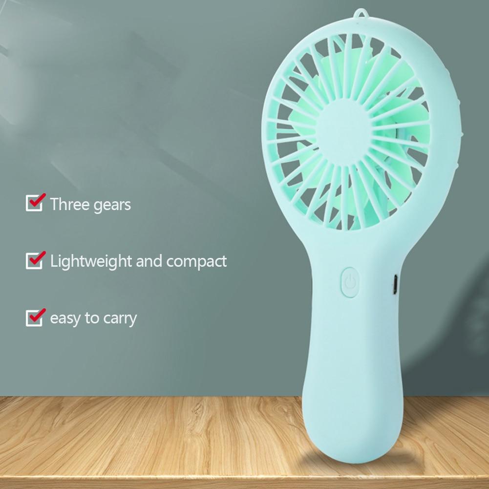 1 Pcs Usb Mini Wind Power Handheld Fan, Convenient and Ultra-quiet, High Quality Portable Office Fan WBL