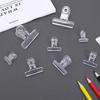 Small Transparent Butterfly Clip for Students and Office