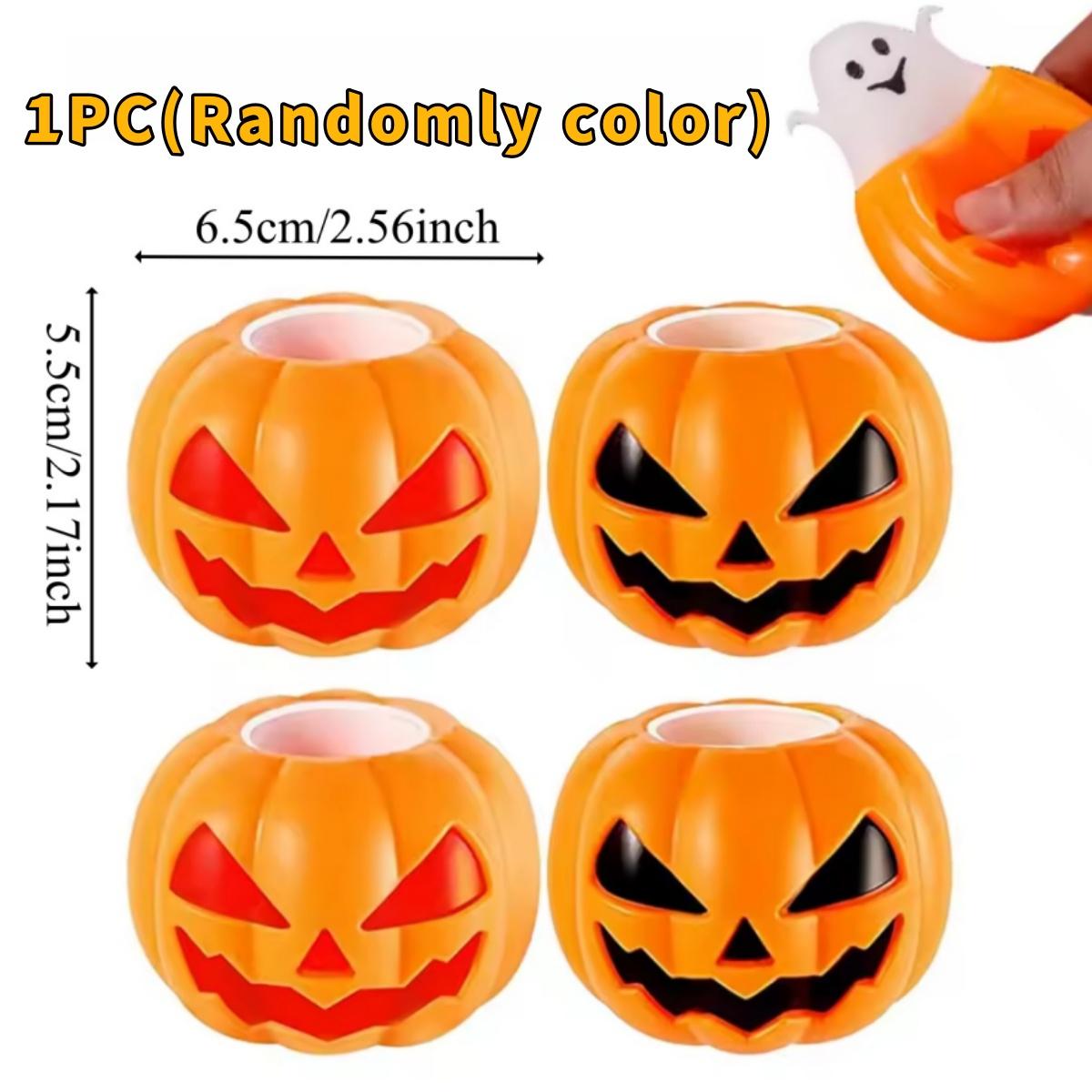 

1/3/5PCS Halloween Pumpkin Ghost Squeeze Pinch Toy Favors Halloween Party Supplies Stress Relief Fidget Toys Birthday Gifts