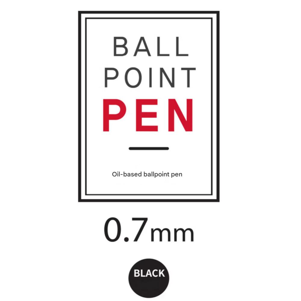 Easyball ölbasiert Stift schwarz 0,7 mm 5 Stk