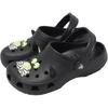 Crocs Classic Glow Black Cat Clog Comfortable Toddler Shoes Baby clogs 210387001